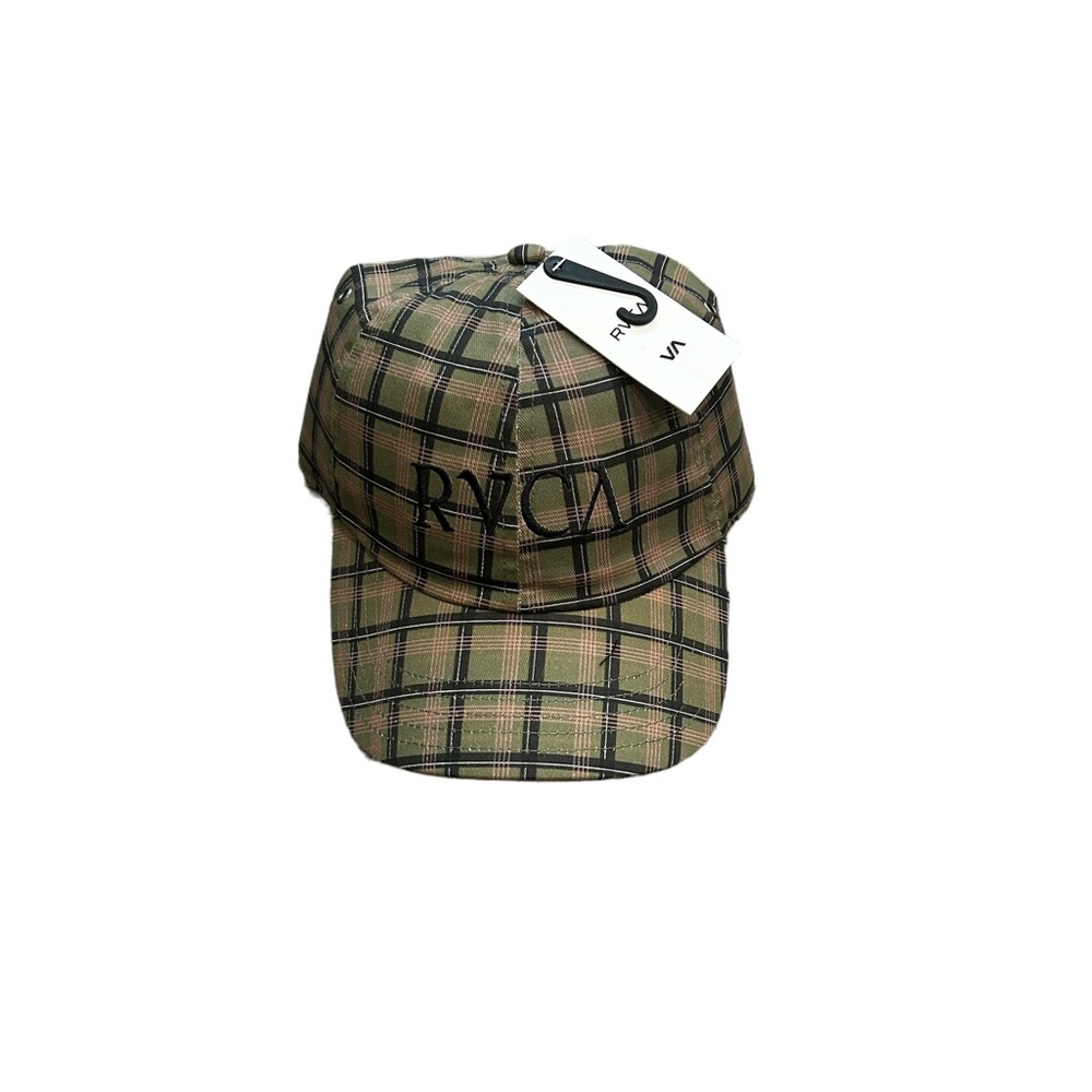 RVCA Women’s Plaid Adjustable Dad Hat‎ Cap